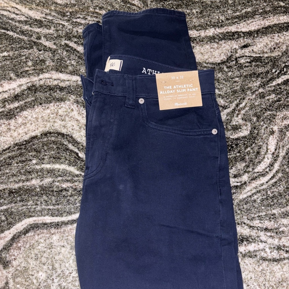 Madewell The Athletic Allday Slim Pant 30x32
